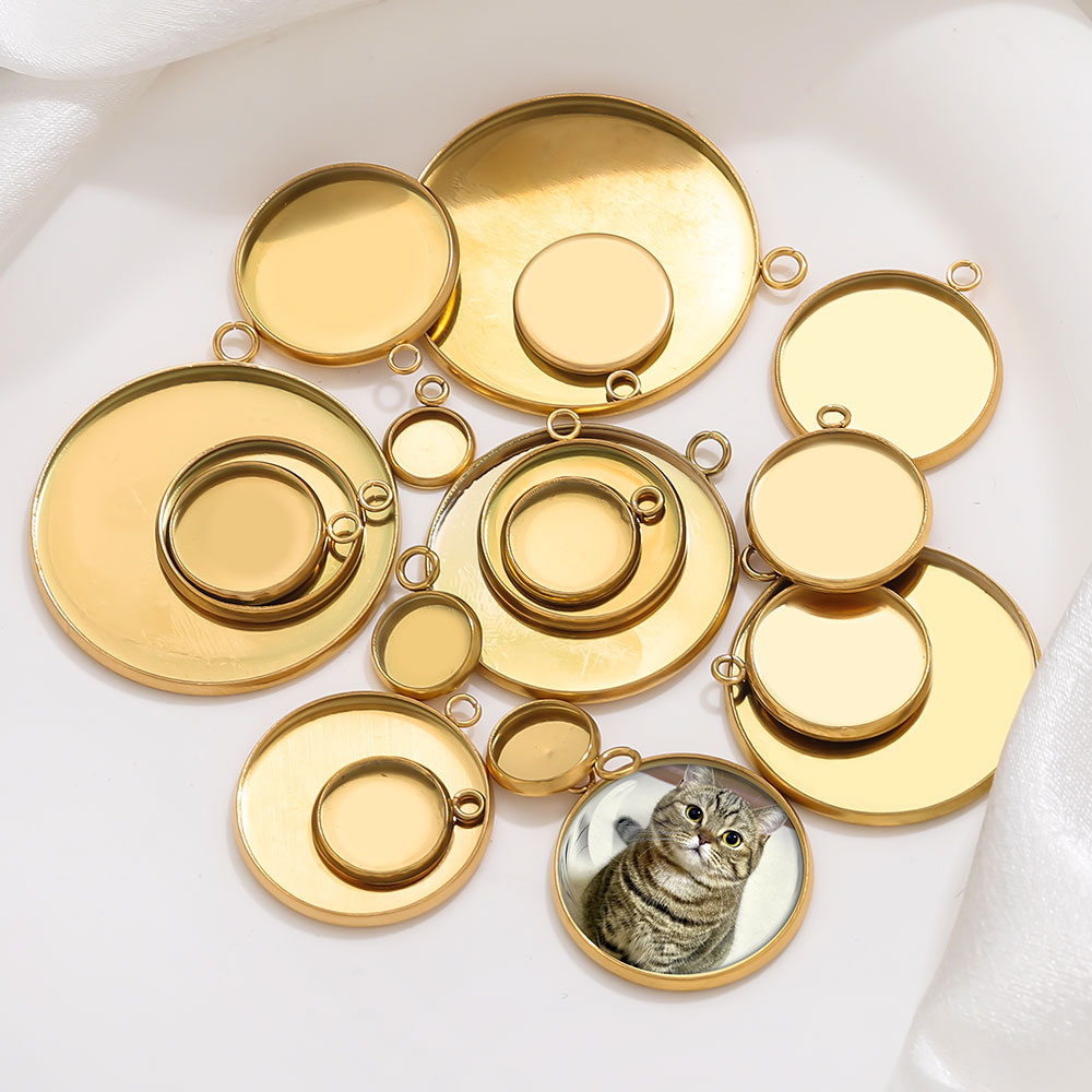 Jewelry Making Tray - 10 Buah Baki Jimat Dasar Kosong