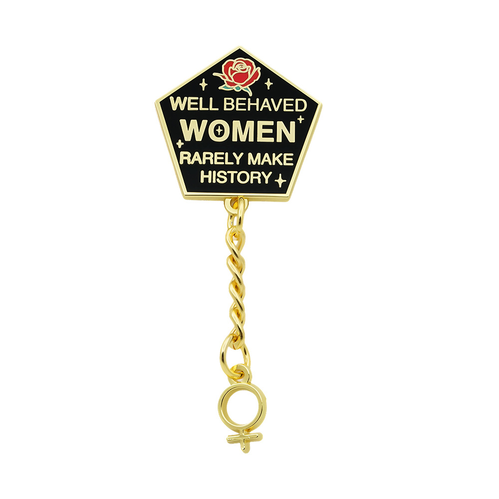 Jewelry Making History - 1 Buah Pin Enamel Feminis 