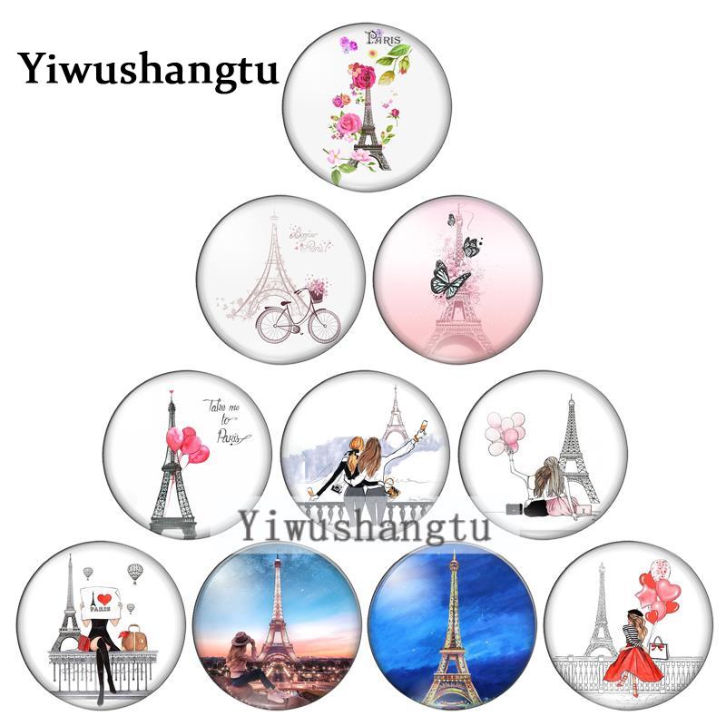 Jewelry Making Paris - New Fashion Paris Menara Eiffel 8Mm/10Mm/12Mm/18Mm/20Mm/Kaca