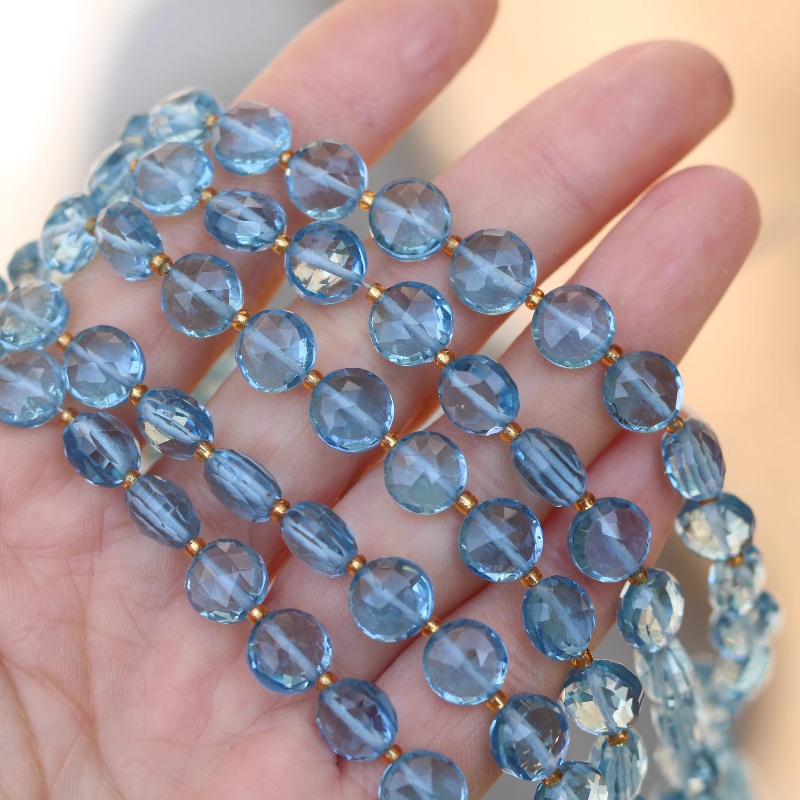 Jewelry Making In London - 5 buah manik-manik lepas London blue