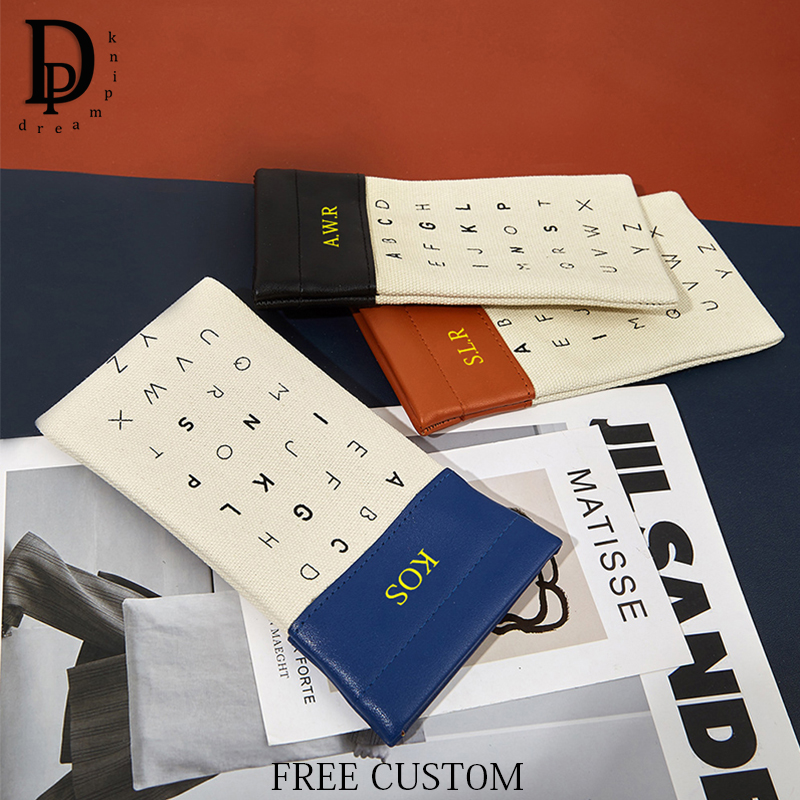 Jewelry Making Glasses - Tas penyimpanan kacamata matahari huruf kustom