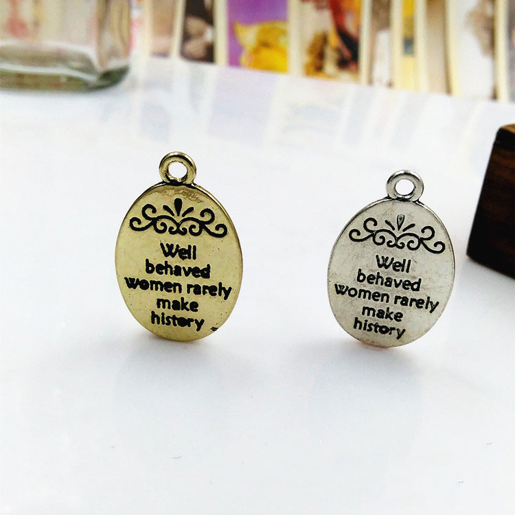Jewelry Making History - 20 Buah/Lot 16X21Mm Wanita Berperilaku Baik