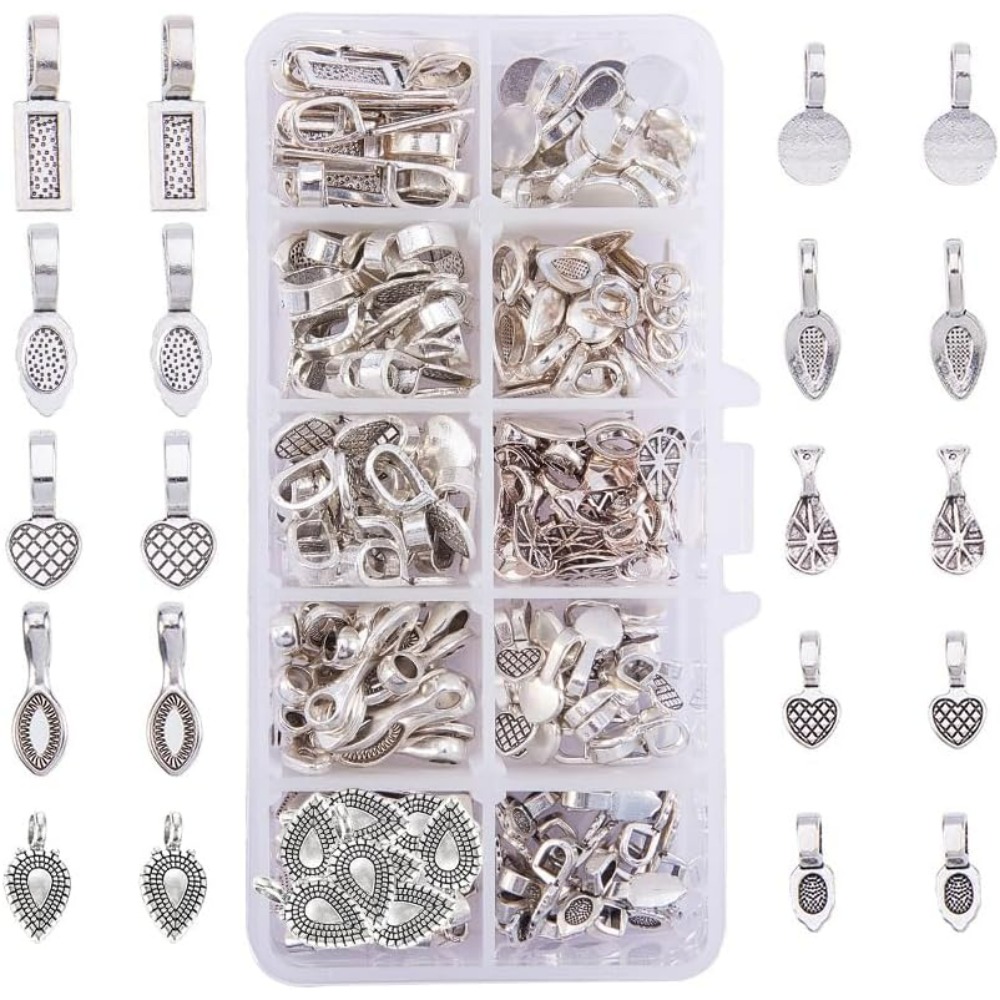 Jewelry Making Kit - 200 buah 10 gaya Tibet paduan