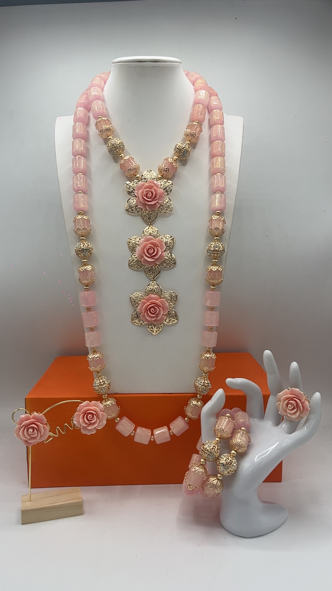 Jewelry Making Kit - Set Perhiasan Manik-manik Karang untuk Pernikahan