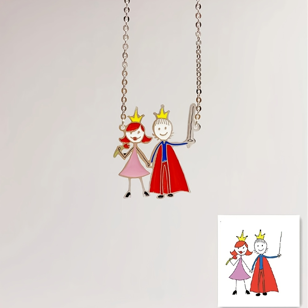 Jewelry Making Drawing - Kalung Liontin Enamel Kustom, Souvenir Perhiasan