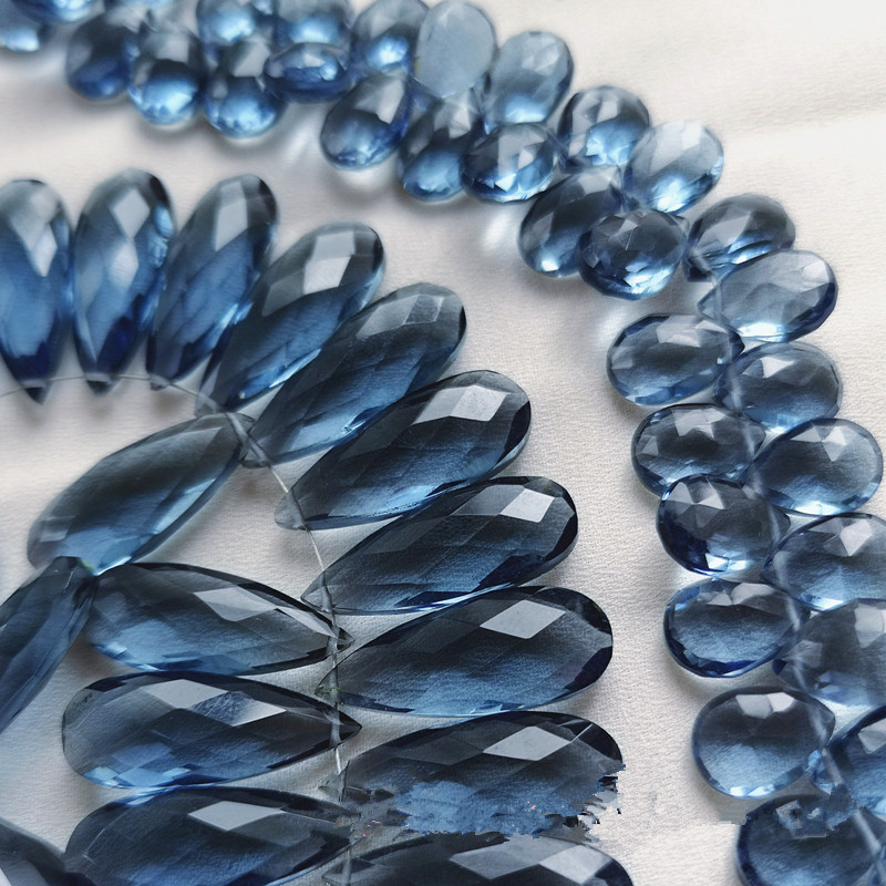 Jewelry Making In London - 2 Buah Manik-manik Longgar Warna Biru