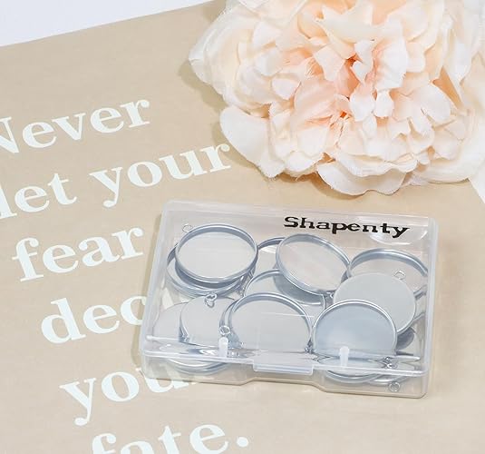20 Buah Baki Liontin Bulat dar - Jewelry Making Tray ulasan dan harga