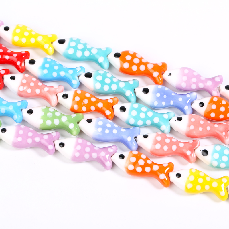 5 Buah 9X22Mm Manik-manik Ikan - Jewelry Making Bead ulasan dan harga