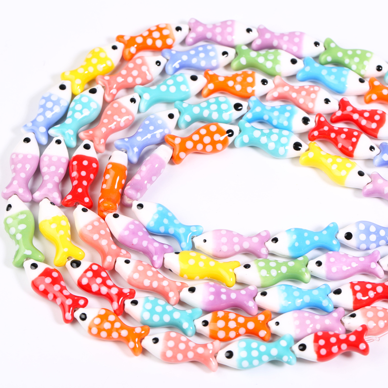 5 Buah 9X22Mm Manik-manik Ikan - Jewelry Making Bead ulasan dan harga