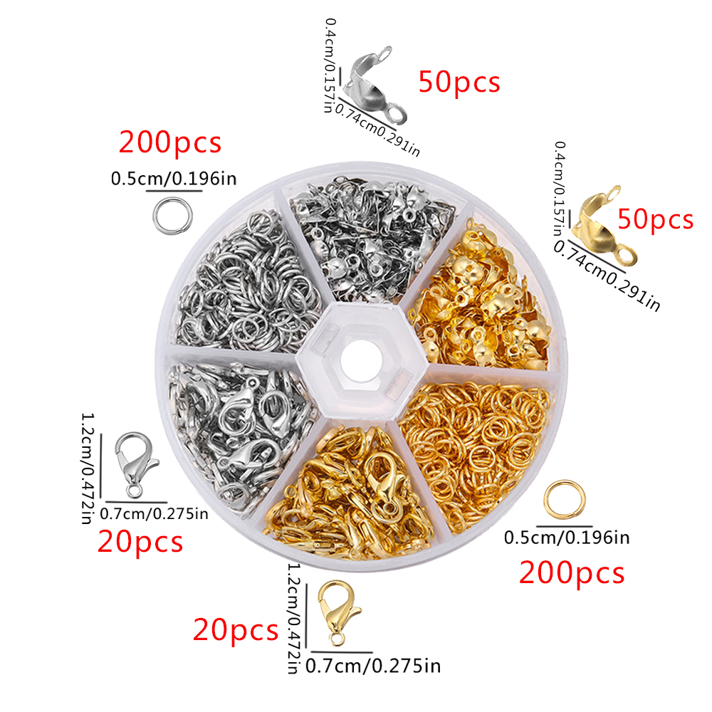 540 pcs Kancing Lobster Baja A - Jewelry Making Bead ulasan dan harga