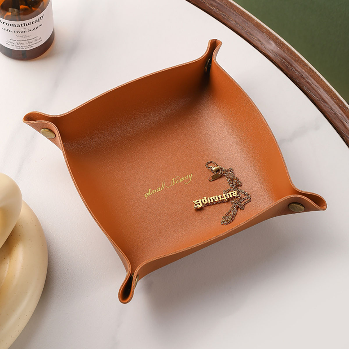 Baki Penyimpanan Kulit Gaya No - Jewelry Making Tray ulasan dan harga
