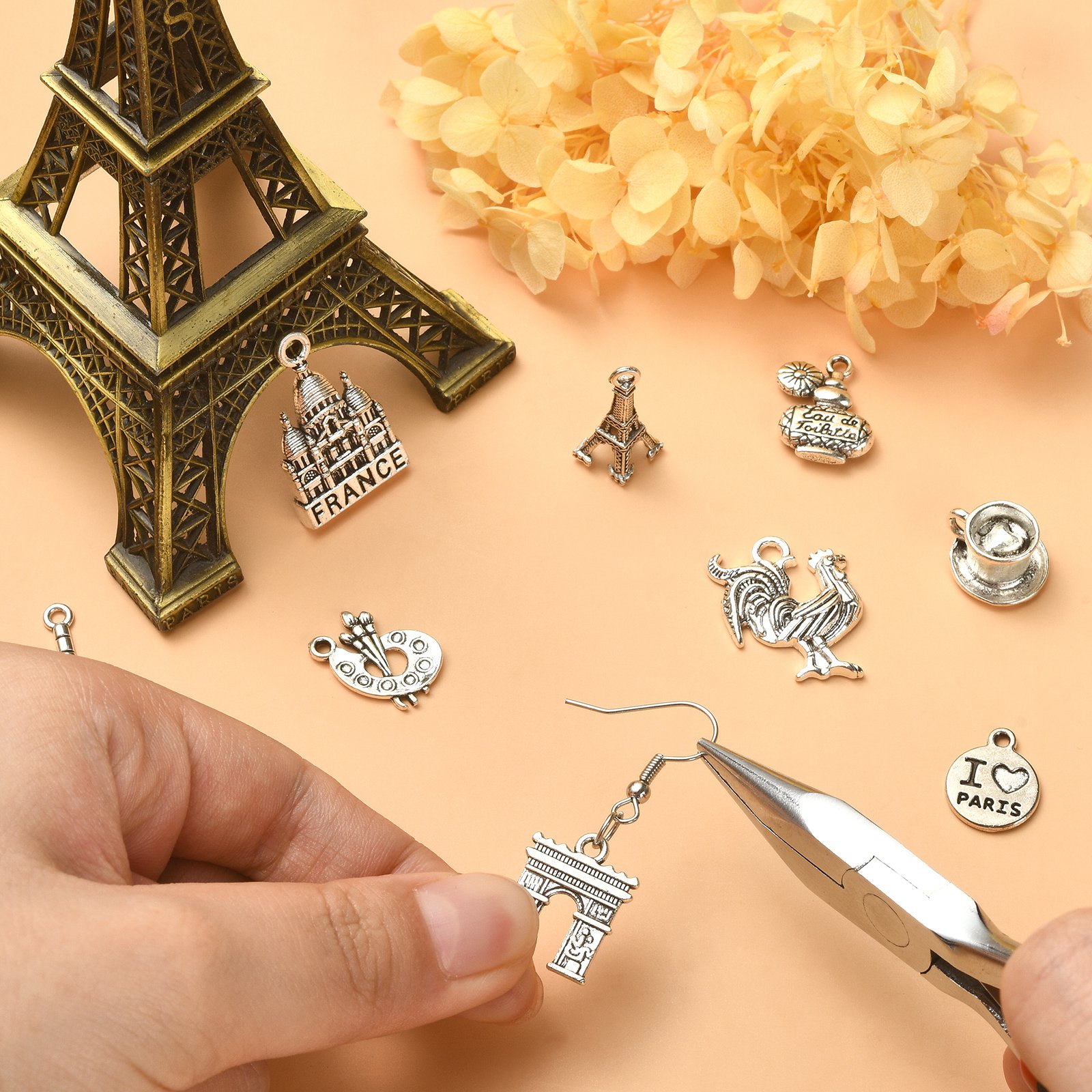 PandaHall 100Pcs 10 Gaya Gaya  - Jewelry Making Paris ulasan dan harga