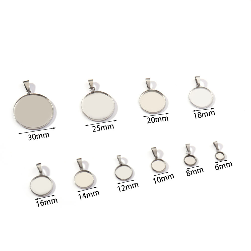 5-10pcs 6-30mm Alas Cabochon B - Jewelry Making Tray ulasan dan harga