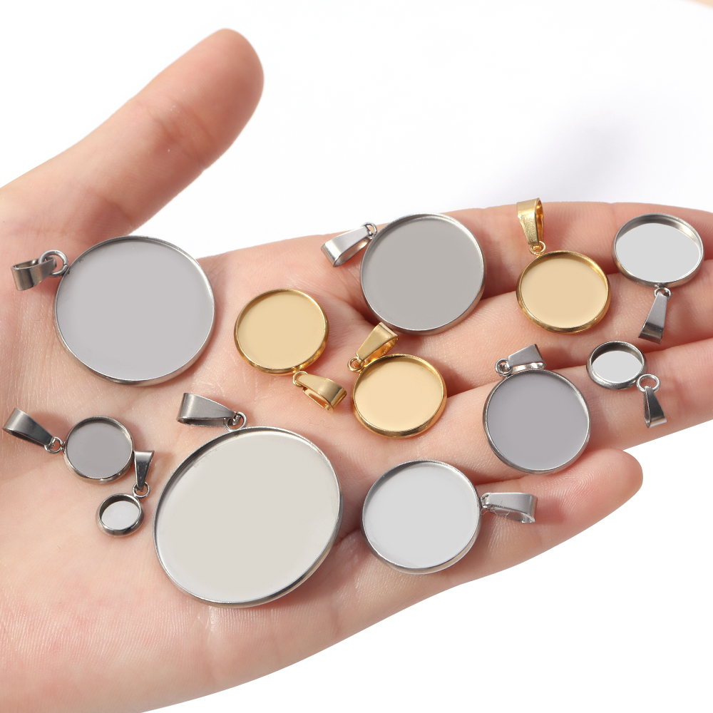 5-10pcs 6-30mm Alas Cabochon B - Jewelry Making Tray ulasan dan harga