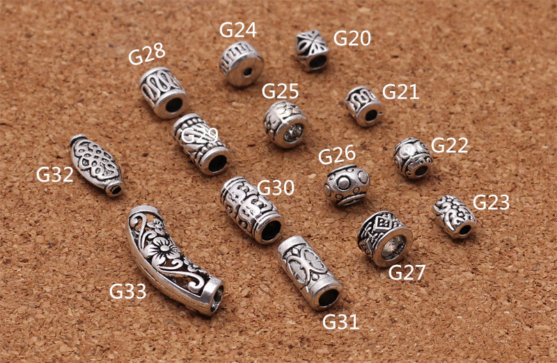 20 buah/lot Tibetan antik pera - Crimp Bead Tube ulasan dan harga