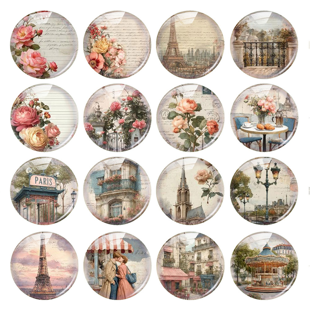 Kaca Cabochon Bentuk Bulat/Ova - Jewelry Making Paris ulasan dan harga