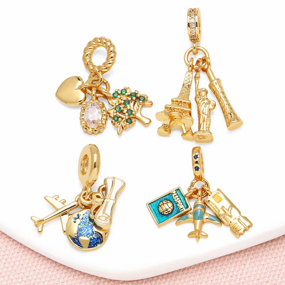 OCESRIO Enamel dunia liontin p - Jewelry Making Paris ulasan dan harga