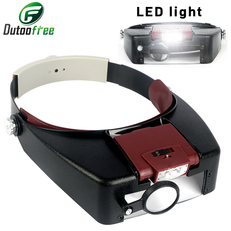 Kacamata pembesar LED, gaya he - Jewelry Making Glasses ulasan dan harga