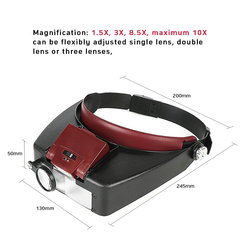 Kacamata pembesar LED, gaya he - Jewelry Making Glasses ulasan dan harga