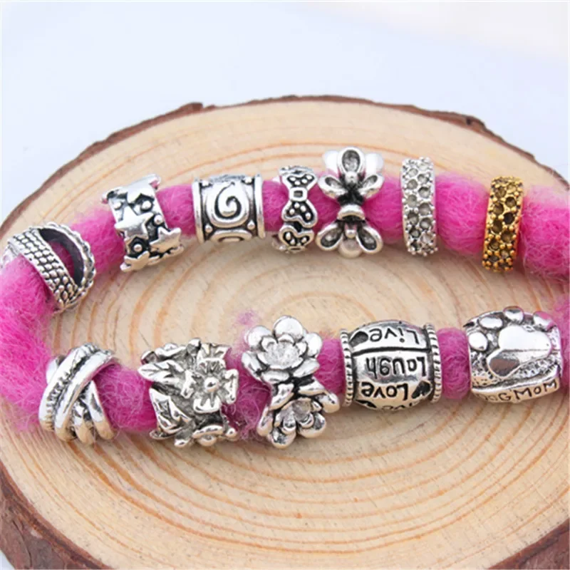 5 buah cincin rambut Afrika lo - Crimp Bead Tube ulasan dan harga