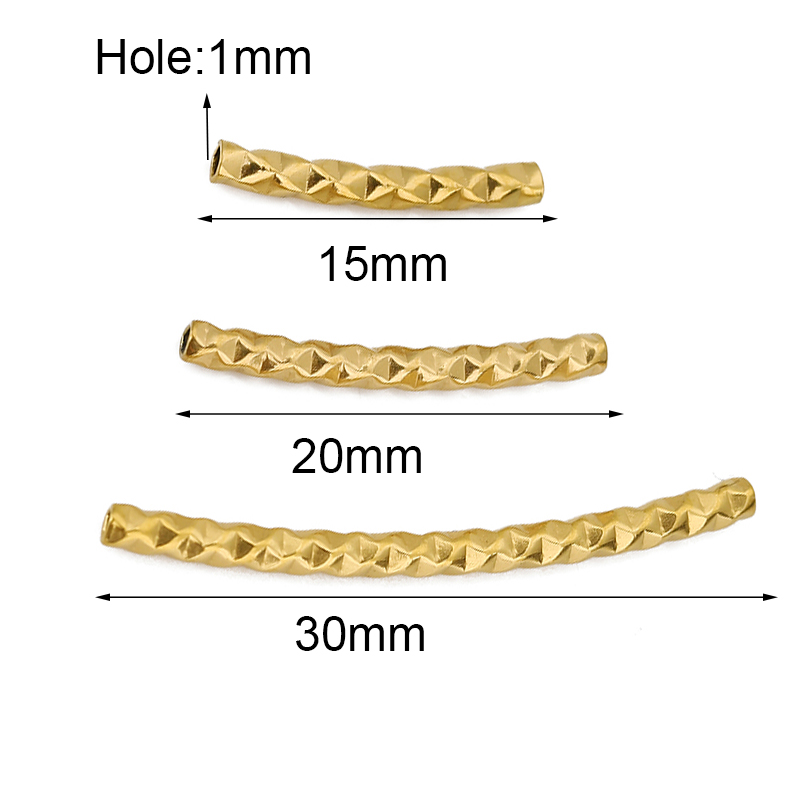 10 Buah Manik-manik Spacer Mel - Crimp Bead Tube ulasan dan harga