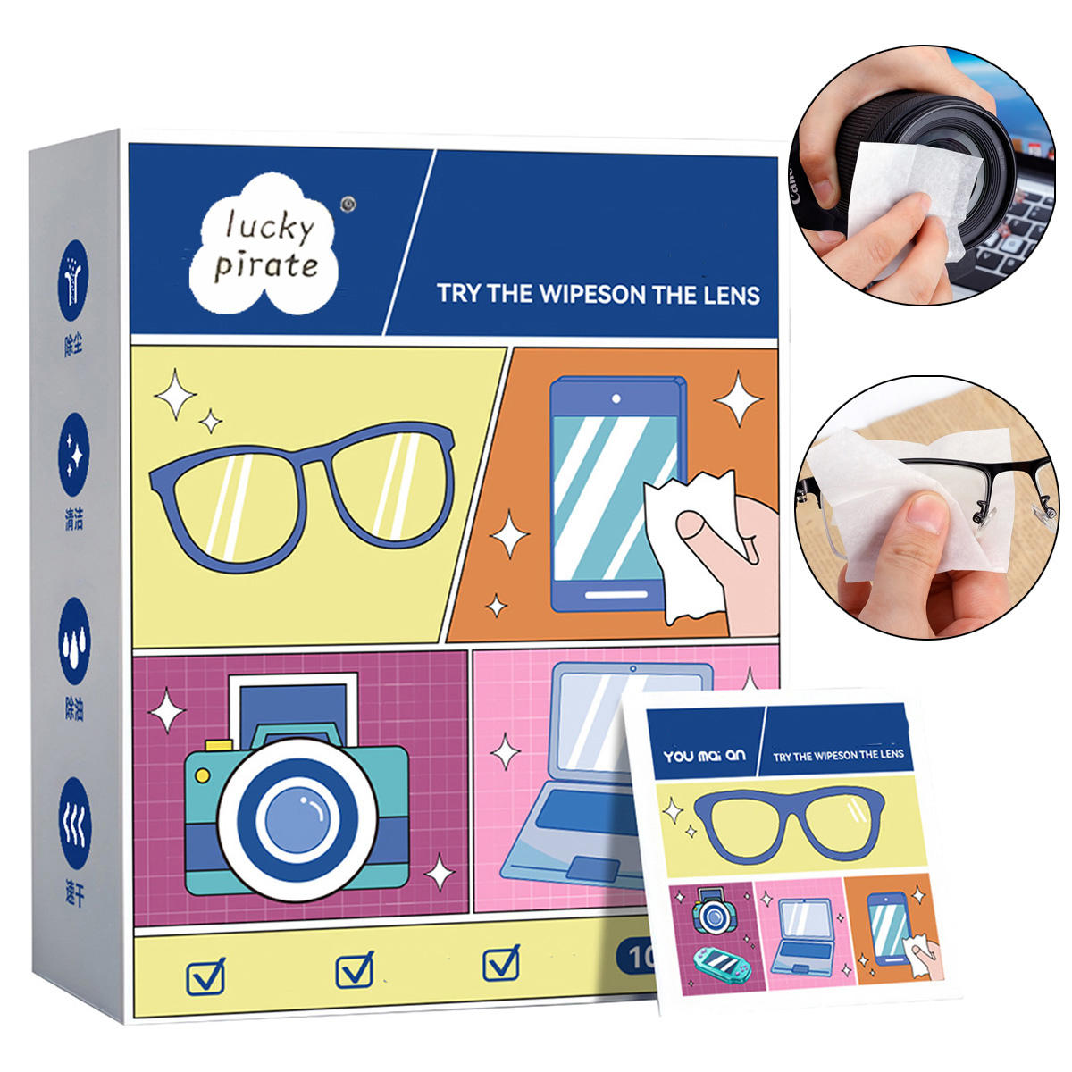 100 Buah/Kotak Tisu Pembersih  - Jewelry Making Glasses ulasan dan harga