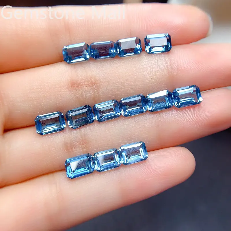 Topaz Alami Potongan Zamrud 4M - Jewelry Making In London ulasan dan harga