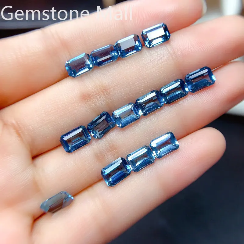 Topaz Alami Potongan Zamrud 4M - Jewelry Making In London ulasan dan harga
