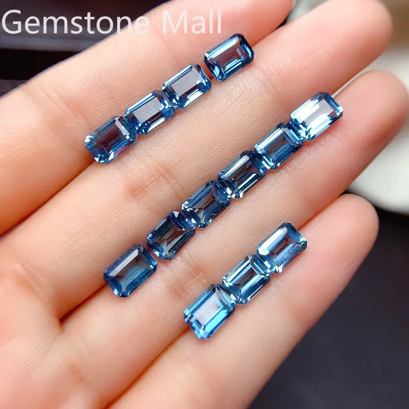 Topaz Alami Potongan Zamrud 4M - Jewelry Making In London ulasan dan harga