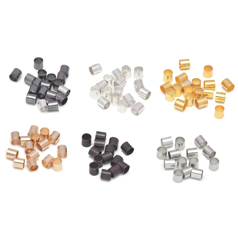 6 warna 1.5mm 2.0mm tabung Cri - Crimp Bead Tube ulasan dan harga