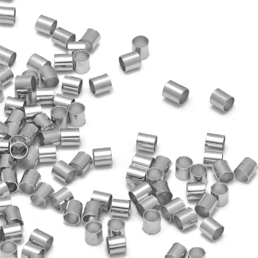 6 warna 1.5mm 2.0mm tabung Cri - Crimp Bead Tube ulasan dan harga