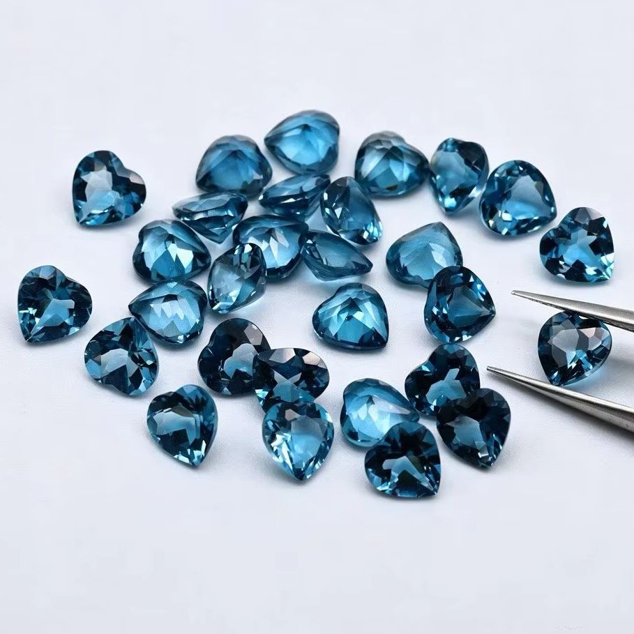 Batu Topaz London Blue Natural - Jewelry Making In London ulasan dan harga