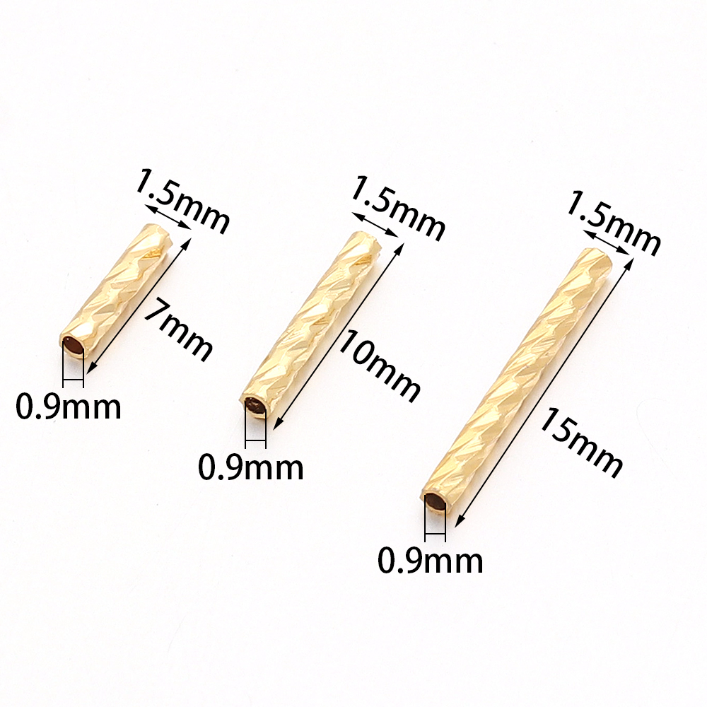 30 Buah Manik-manik Tabung Lur - Crimp Bead Tube ulasan dan harga