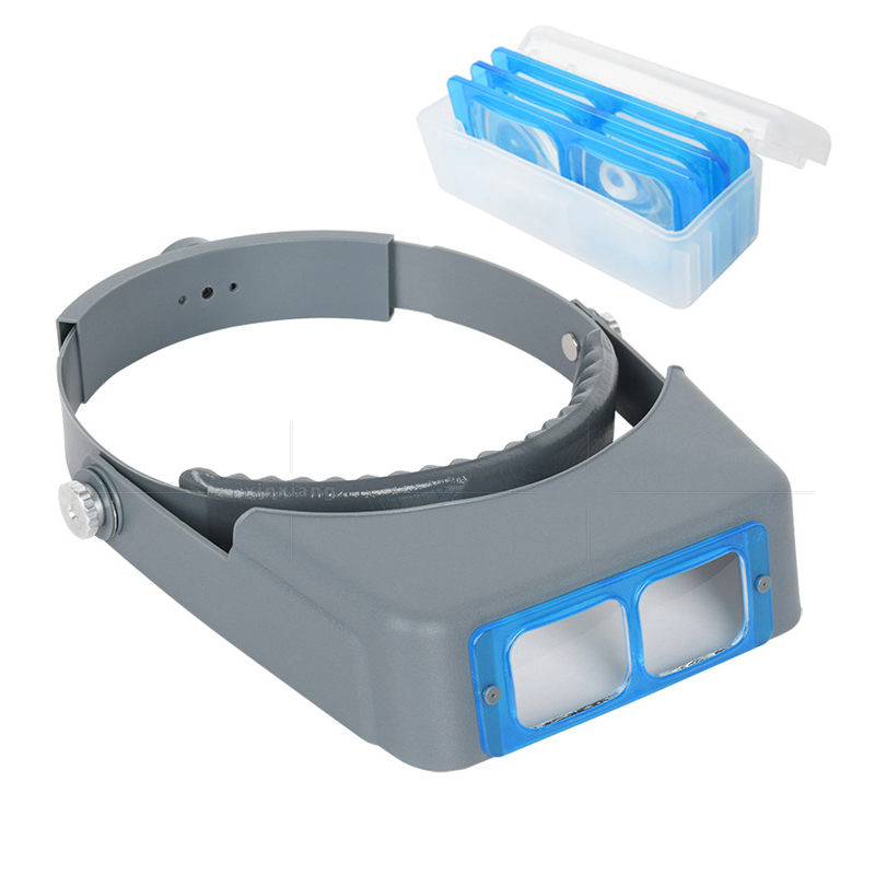 Kaca Pembesar Optivisor 1.5X2X - Jewelry Making Glasses ulasan dan harga