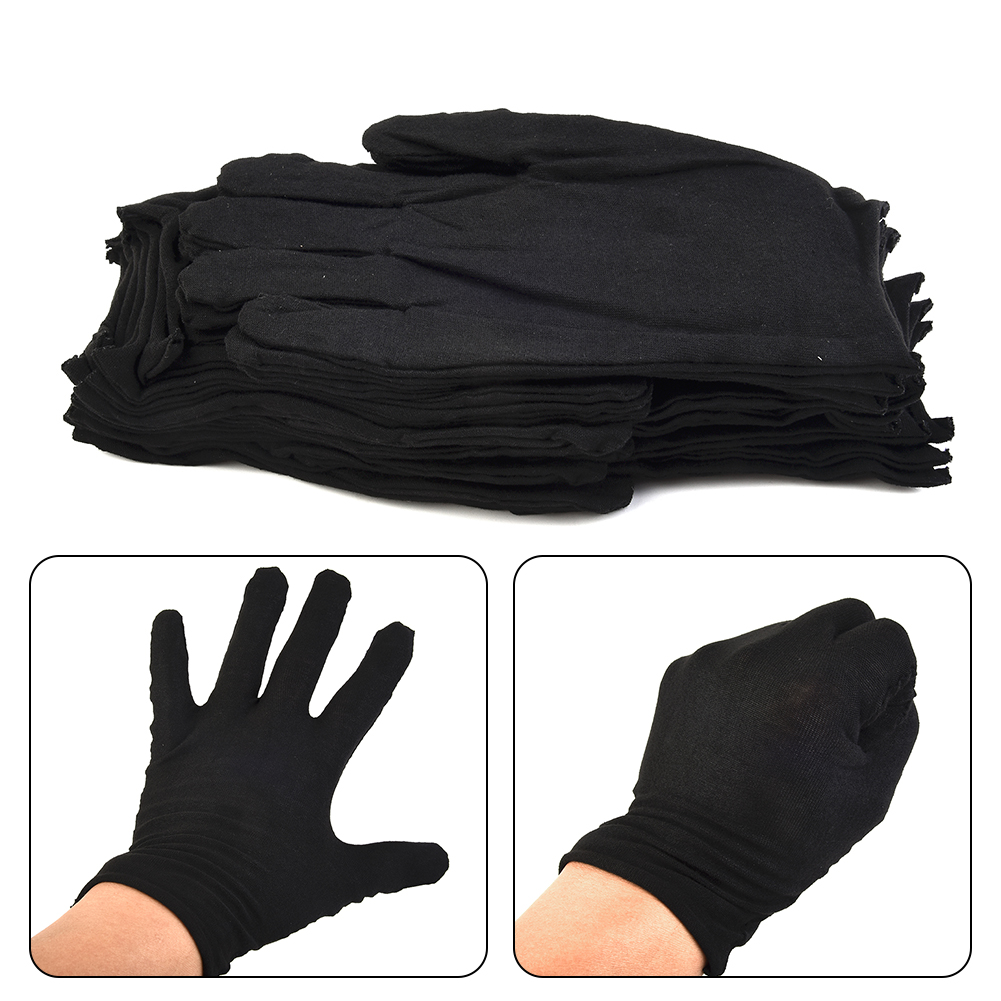 12 Pasang Sarung Tangan Katun  - Jewelry Making Gloves ulasan dan harga