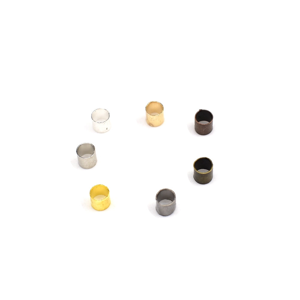 500 Buah/Lot 1.5-2.5Mm Pemosis - Crimp Bead Tube ulasan dan harga