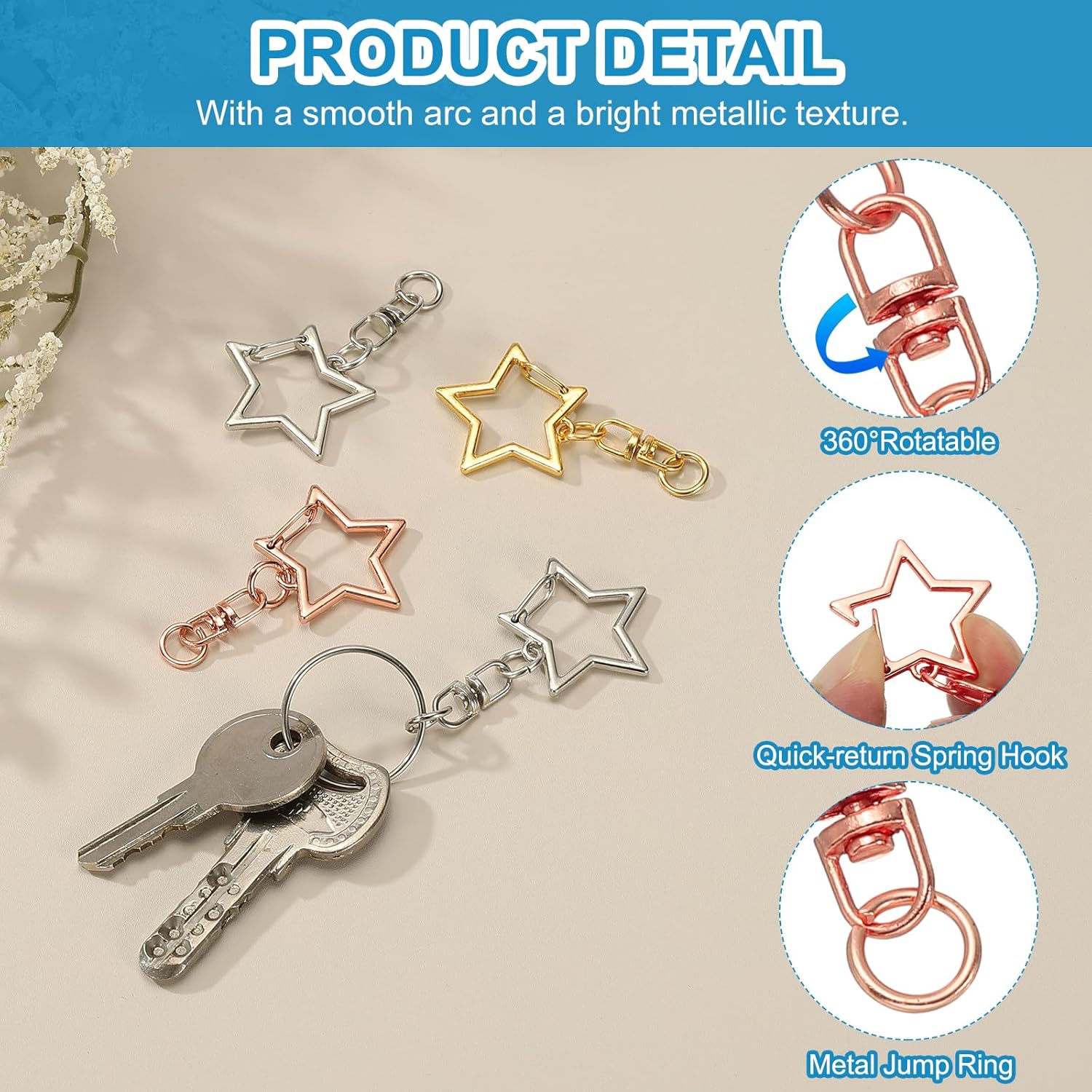 5/15/25/50 Set Gantungan Kunci - Jewelry Making Kit ulasan dan harga