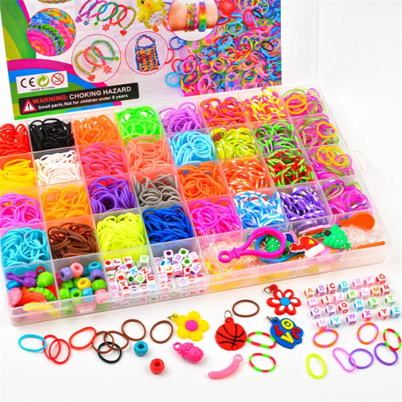 4300+ pcs 32 Warna Karet Gelan - Jewelry Making Bead ulasan dan harga