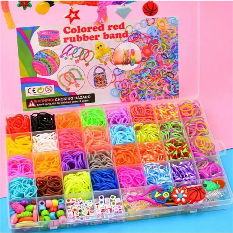 4300+ pcs 32 Warna Karet Gelan - Jewelry Making Bead ulasan dan harga