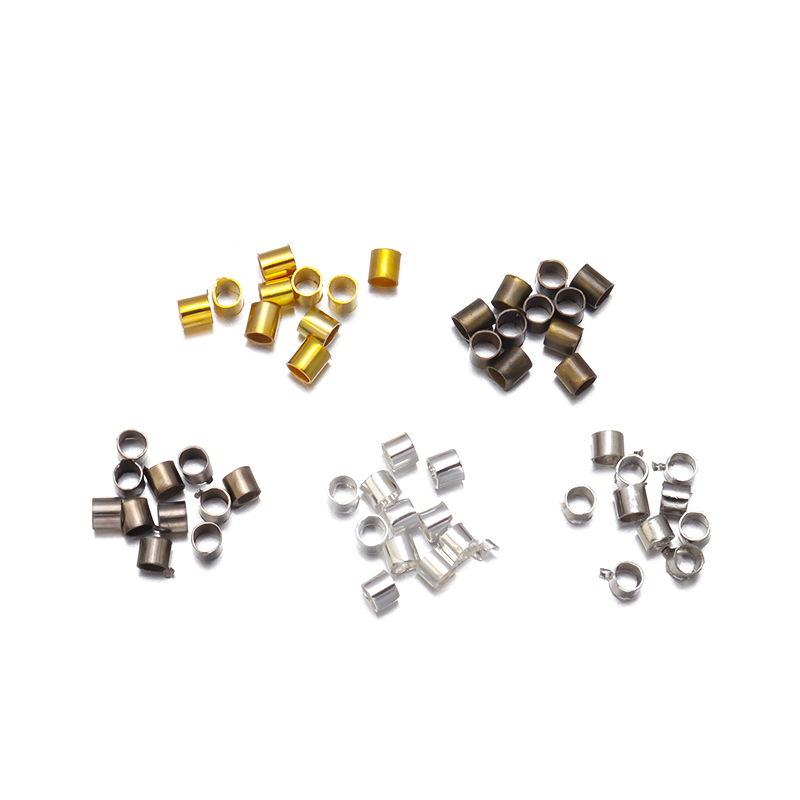 500 Buah/Lot Manik-manik Posis - Crimp Bead Tube ulasan dan harga