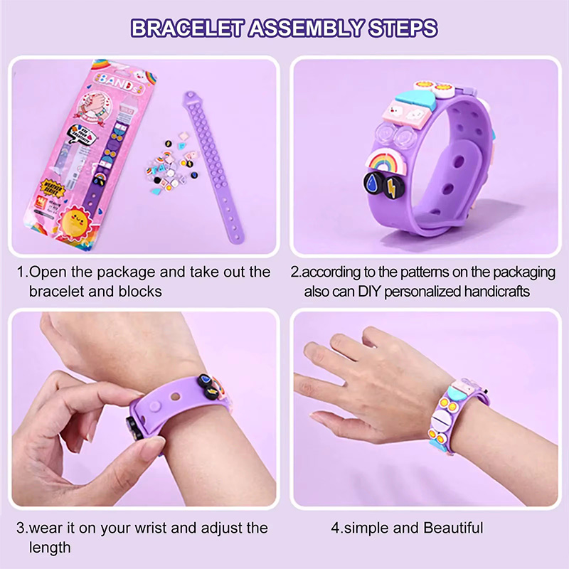 6 Buah/Set Gelang Titik Blok B - Jewelry Making Kit ulasan dan harga