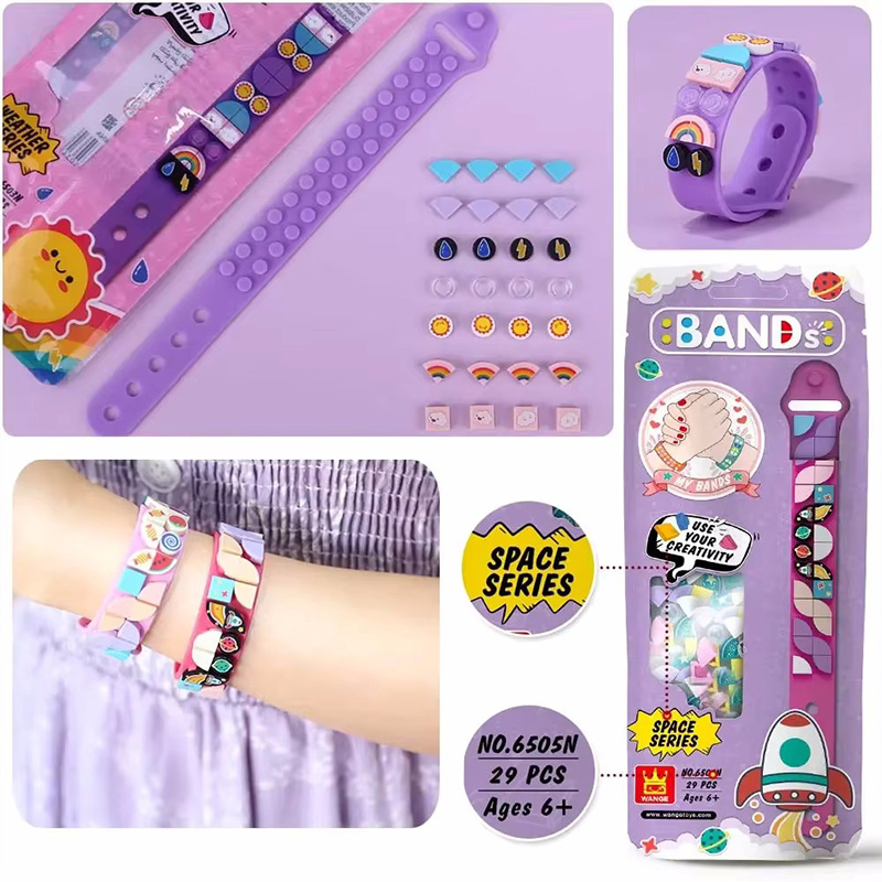 6 Buah/Set Gelang Titik Blok B - Jewelry Making Kit ulasan dan harga