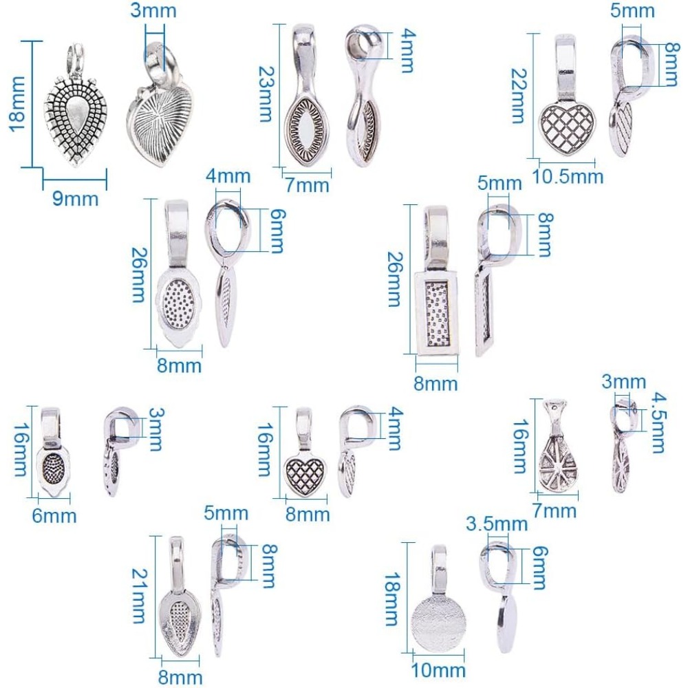 200 buah 10 gaya Tibet paduan  - Jewelry Making Kit ulasan dan harga