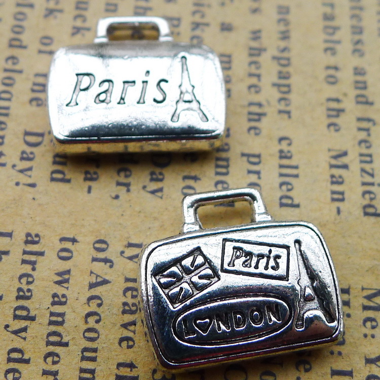 6 Buah/Lot 14X17Mm Warna Perak - Jewelry Making Paris ulasan dan harga