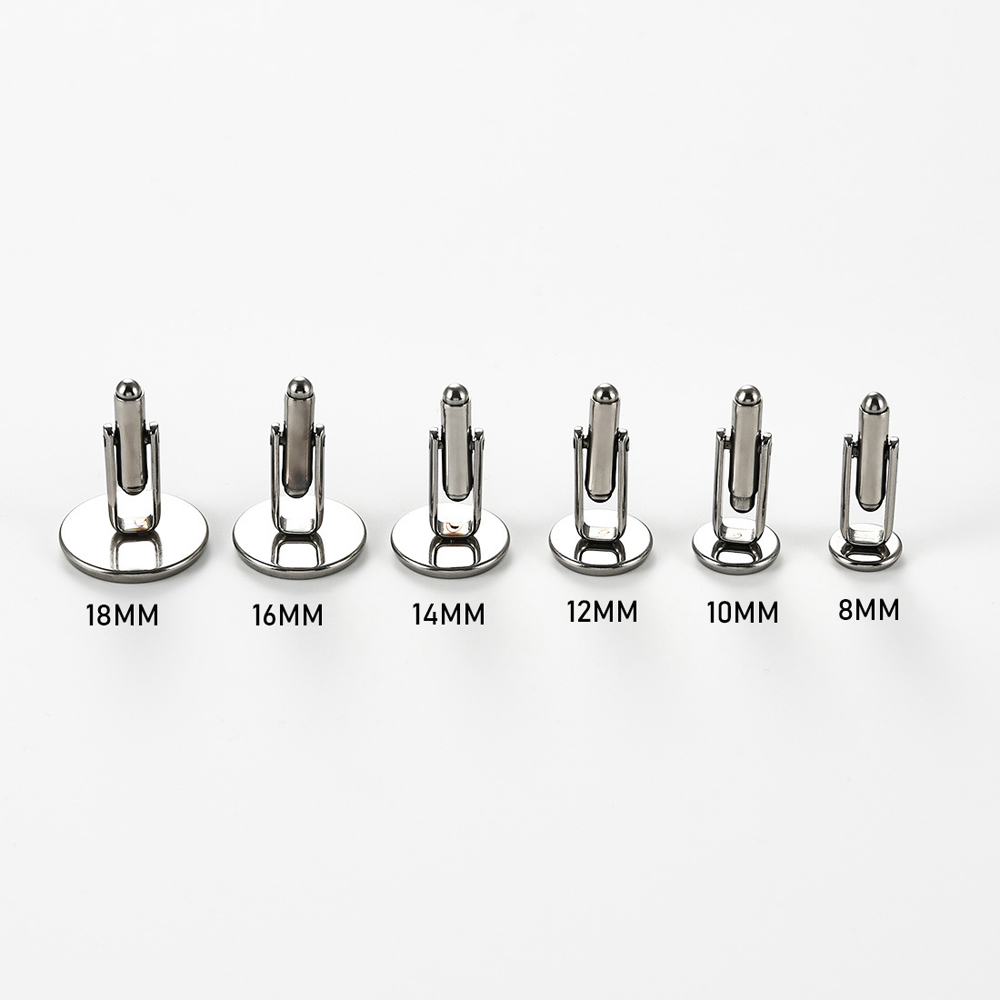 20Pcs Cufflink Bulat Stainless - Jewelry Making Tray ulasan dan harga