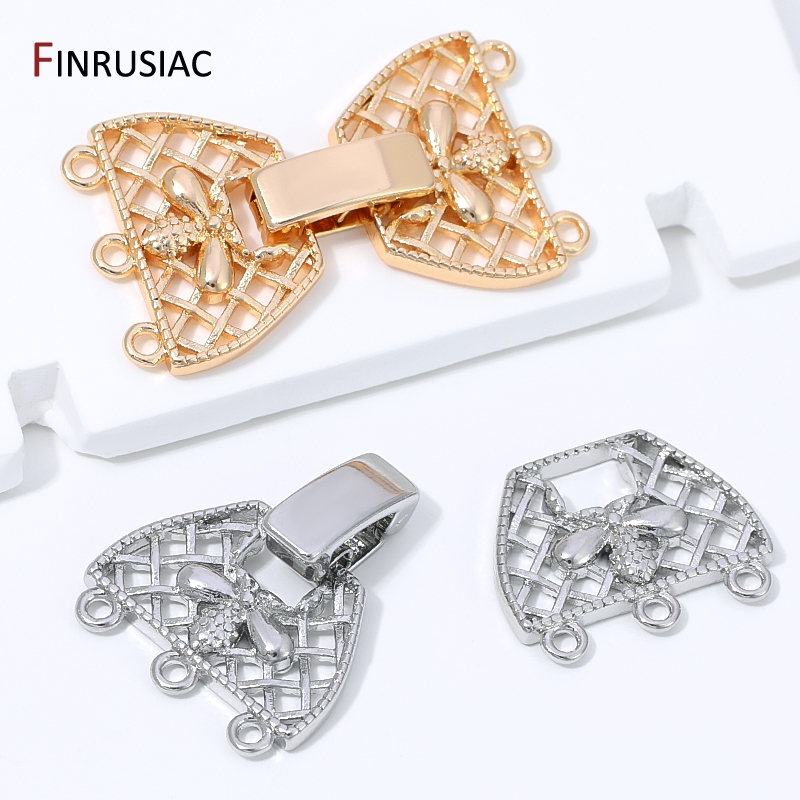 Konektor Kancing Mutiara 3 Bar - Jewelry Making Bead ulasan dan harga