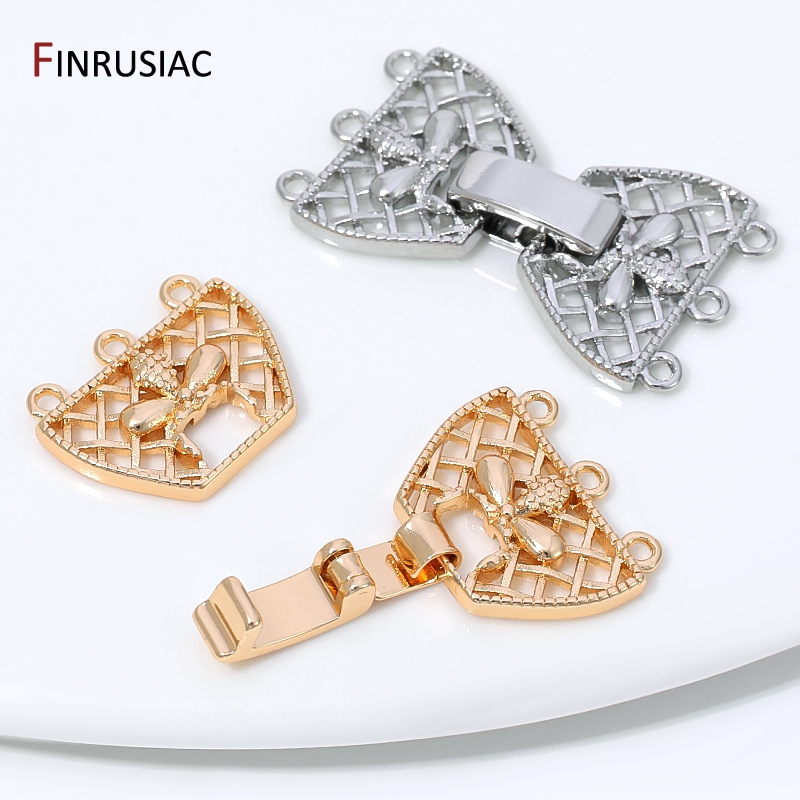 Konektor Kancing Mutiara 3 Bar - Jewelry Making Bead ulasan dan harga