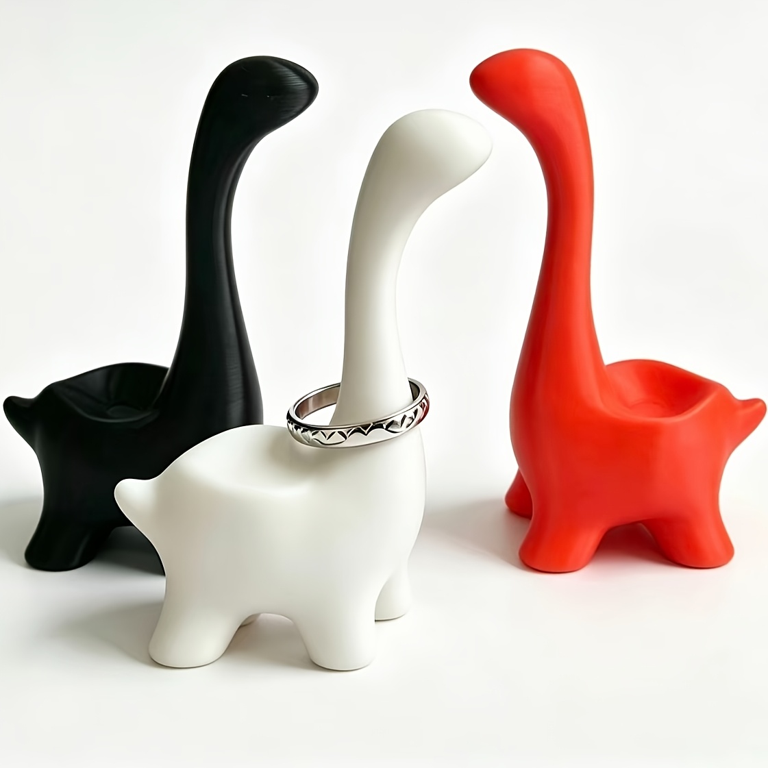 2 Buah Tempat Cincin Dinosauru - Jewelry Making Desk ulasan dan harga